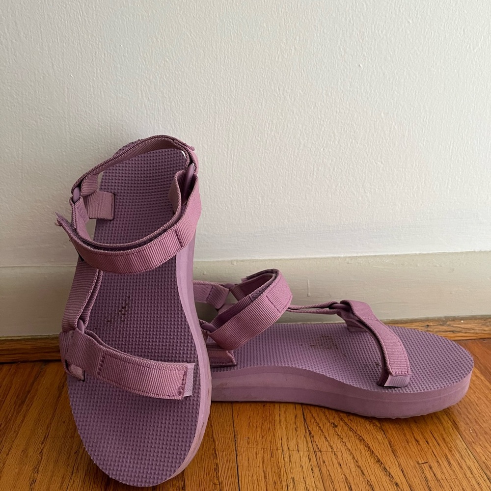 Women's Purple Teva Sandals